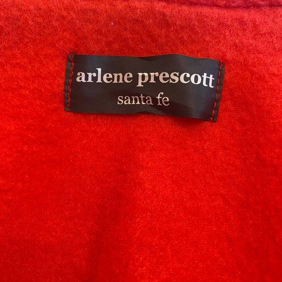 Orange Fleece Ruffled Jacket - Arlene Prescott - no size - Picture 7 of 7